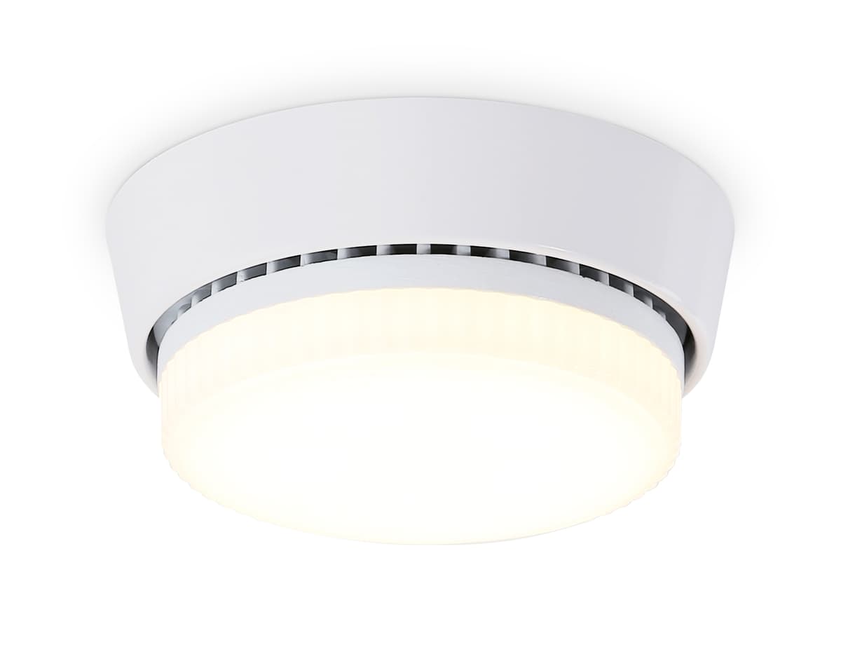 Светильник накладной со сменной лампой GX53 G10188 WH белый GX53 max 12W D90*20 Ambrella Light 5