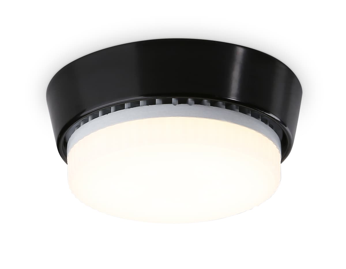 Светильник накладной со сменной лампой GX53 G10189 BK черный GX53 max 12W D90*20 Ambrella Light 5