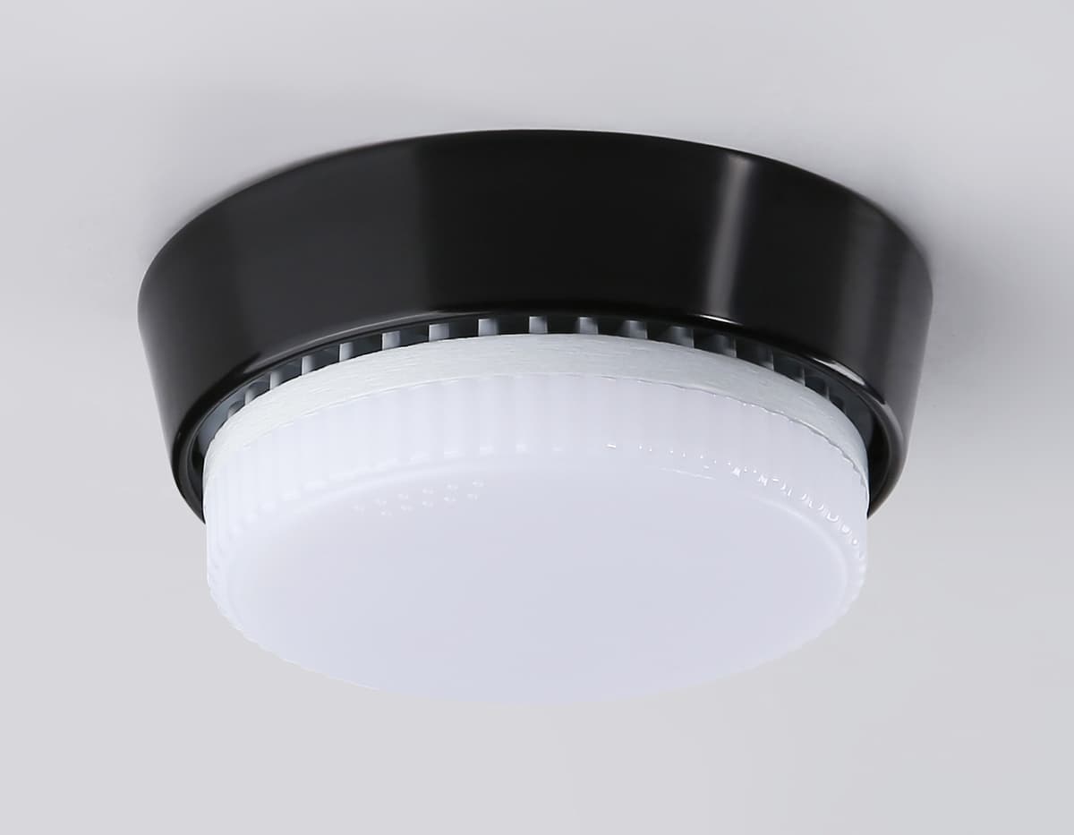 Светильник накладной со сменной лампой GX53 G10189 BK черный GX53 max 12W D90*20 Ambrella Light 7