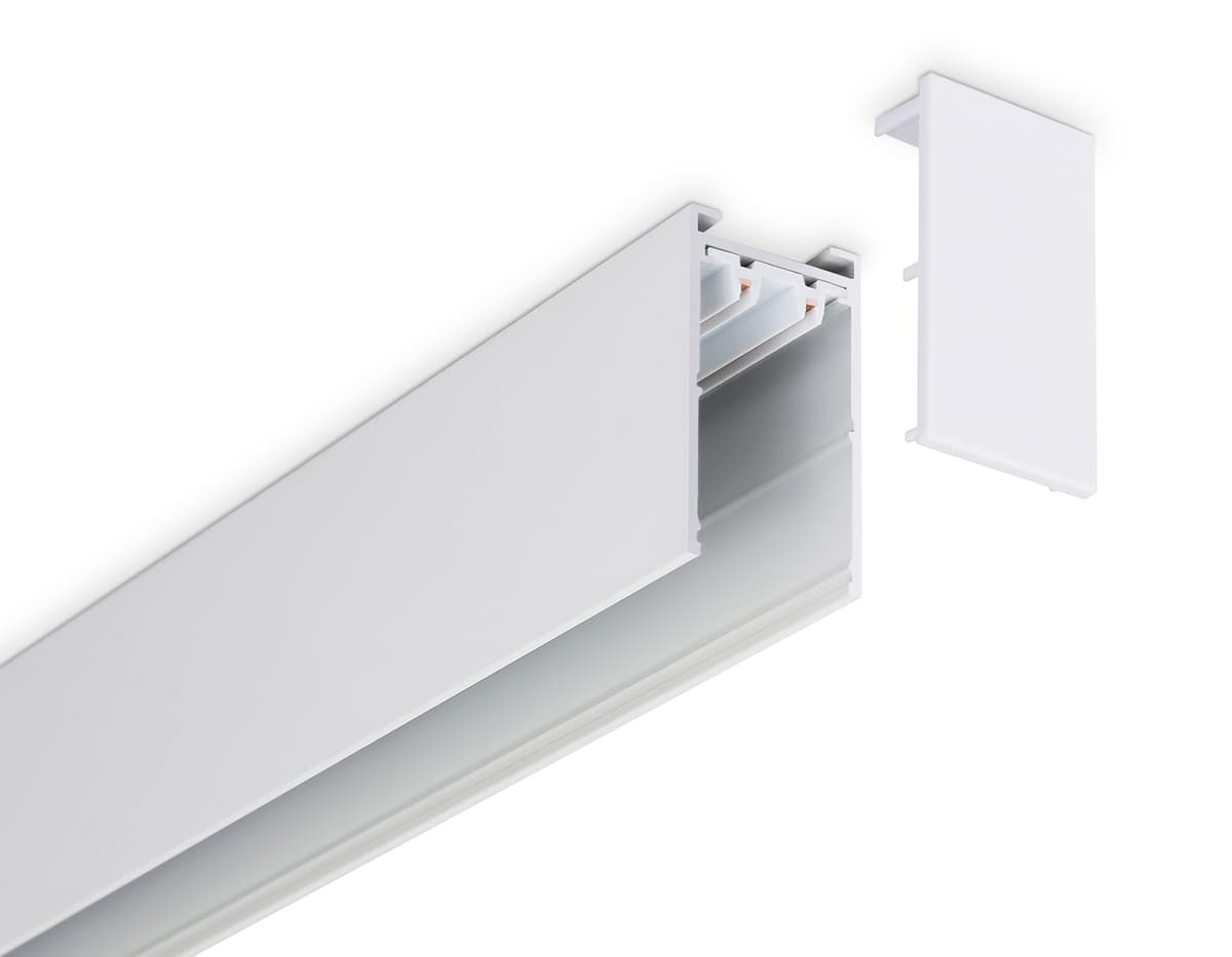 Шинопровод накладной Magnetic 25мм 220V GL1003 WH белый IP20 220V 2000*30.6*56 Ambrella Light 13