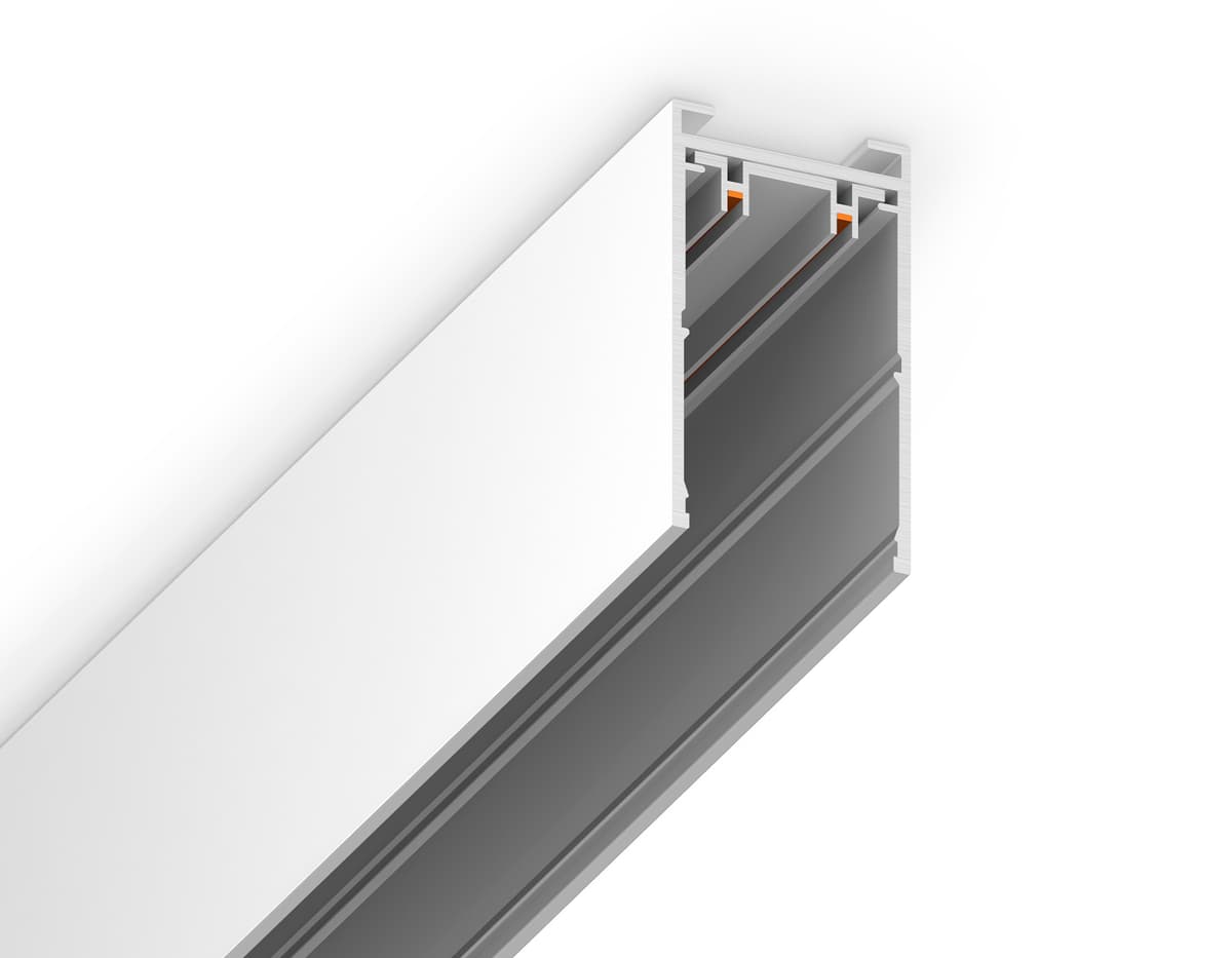 Шинопровод накладной Magnetic 25мм 220V GL1005 WH белый IP20 220V 3000*30.6*56 Ambrella Light 10