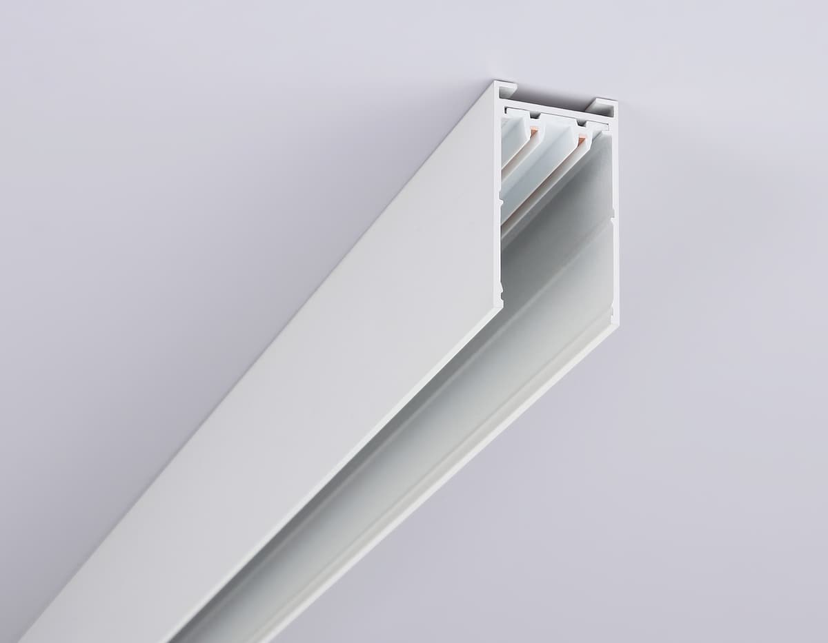 Шинопровод накладной Magnetic 25мм 220V GL1005 WH белый IP20 220V 3000*30.6*56 Ambrella Light 14