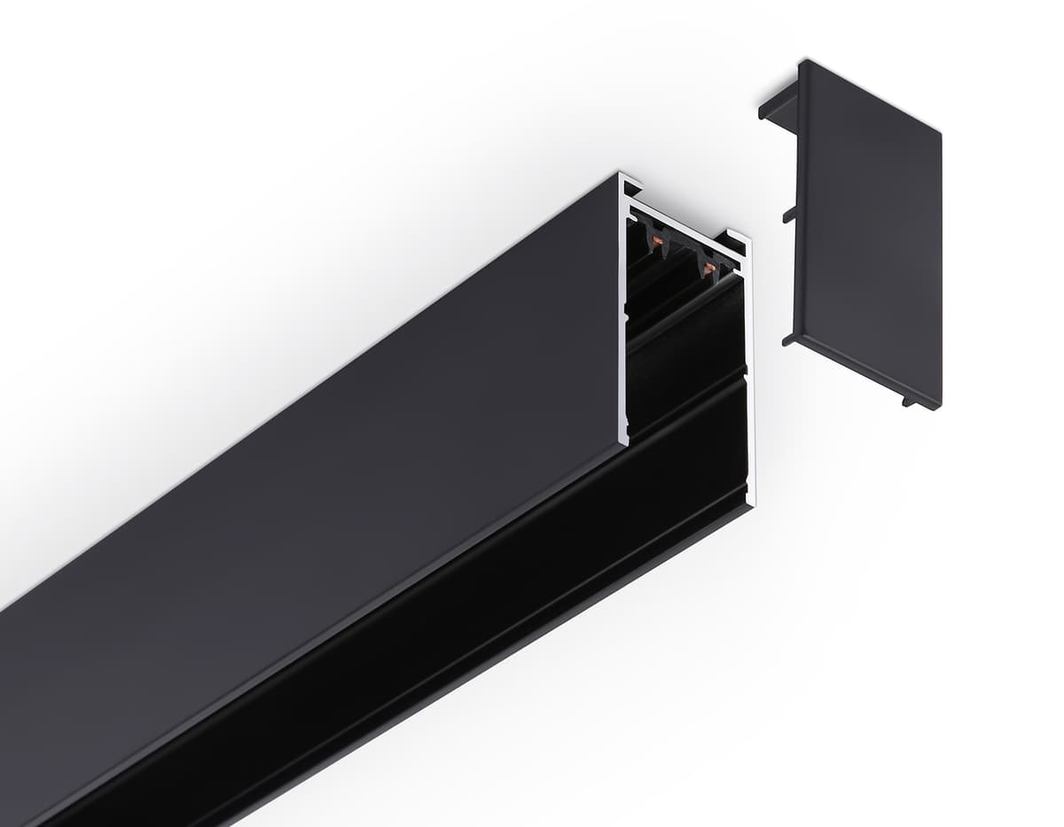 Шинопровод накладной Magnetic 25мм 220V GL1006 BK черный IP20 220V 3000*30.6*56 Ambrella Light 13