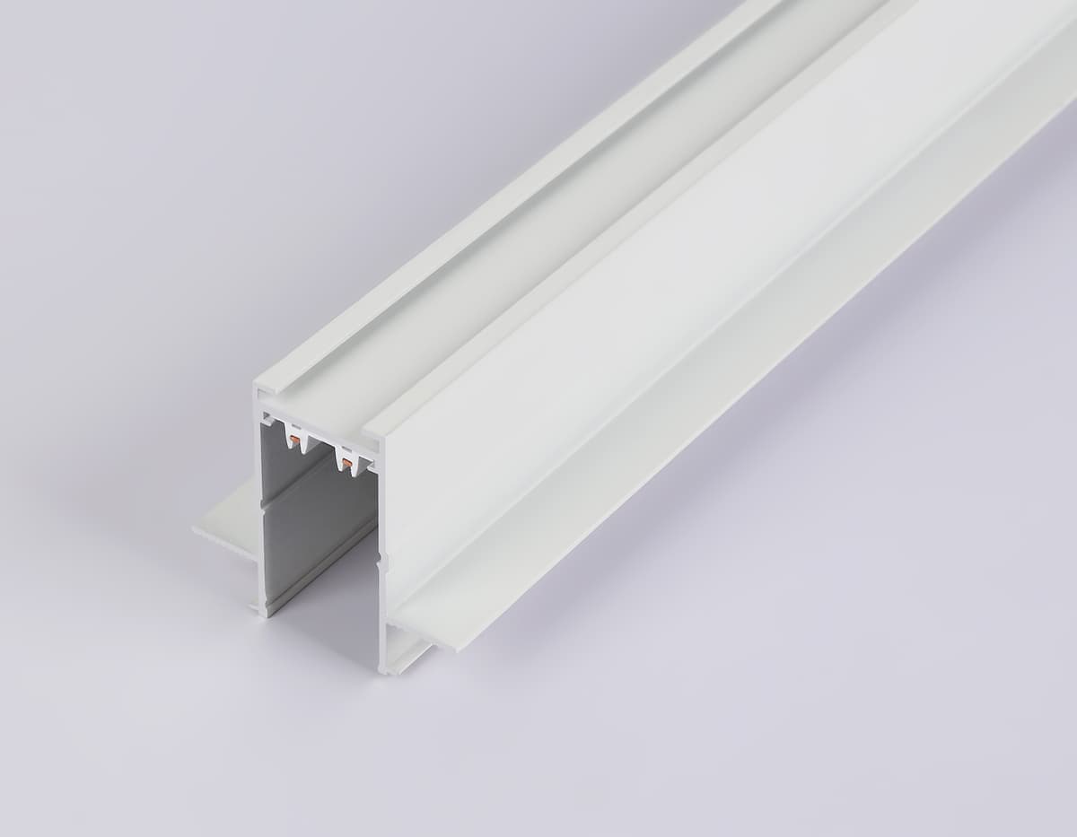 Шинопровод встраиваемый под ГКЛ 12,6мм Magnetic 25мм 220V GL1009 WH белый IP20 220V 2000*62.5*56 Ambrella Light 15