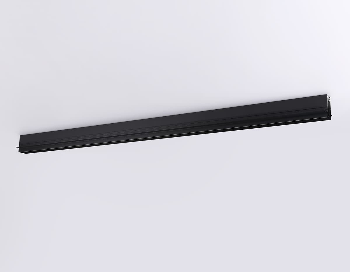 Шинопровод встраиваемый под ГКЛ 12,6мм Magnetic 25мм 220V GL1010 BK черный IP20 220V 2000*62.5*56 Ambrella Light 15