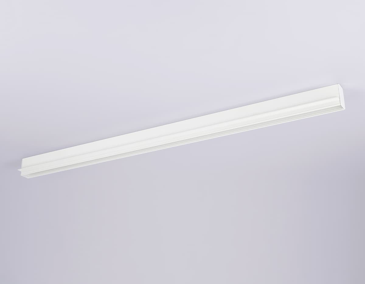 Шинопровод встраиваемый под ГКЛ 12,6мм Magnetic 25мм 220V GL1011 WH белый IP20 220V 3000*62.5*56 Ambrella Light 15