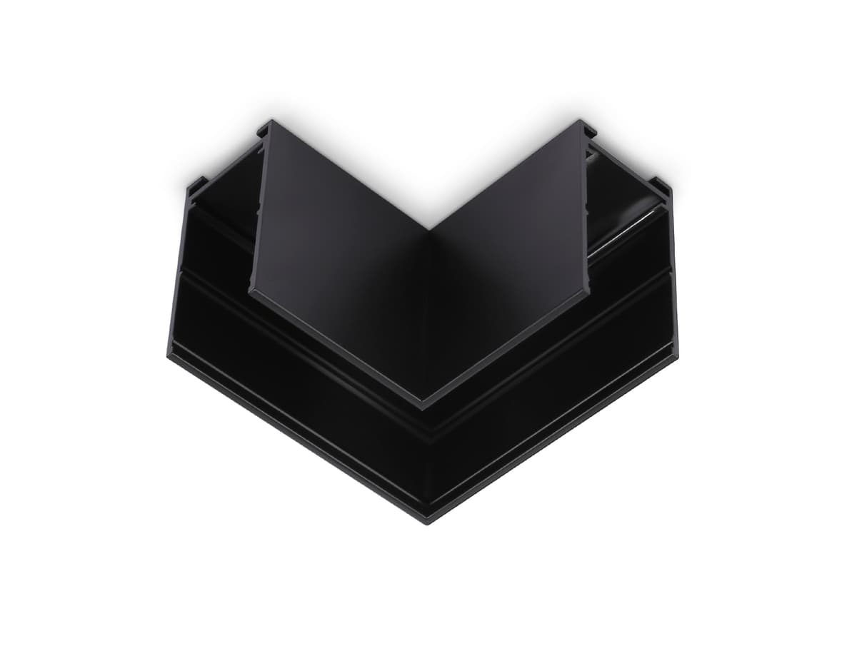 Коннектор угловой для накладного шинопровода Magnetic 25мм 220V GL1032 BK черный коннектор угловой для накладного шинопровода Magnetic 220V 80*80*52 Ambrella Light 7