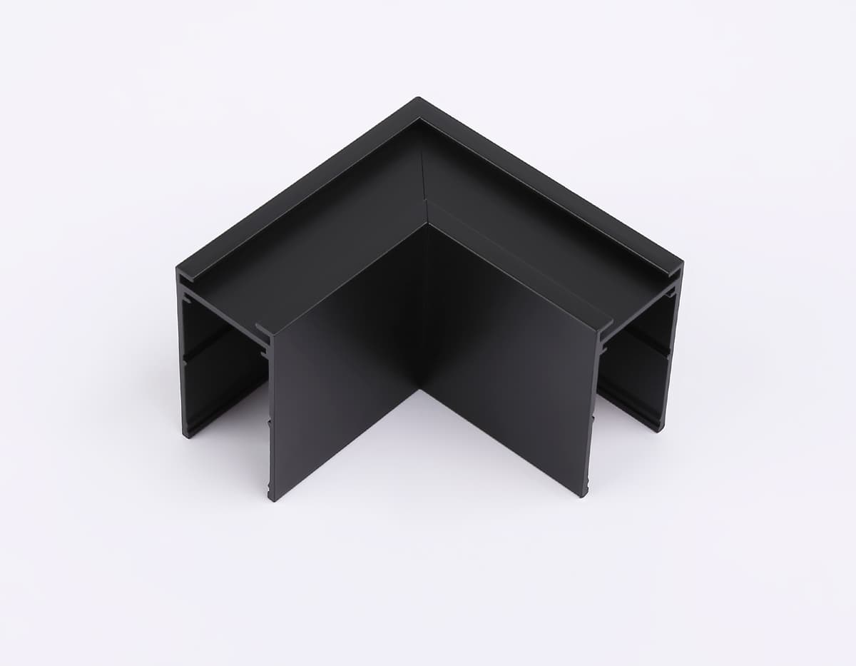 Коннектор угловой для накладного шинопровода Magnetic 25мм 220V GL1032 BK черный коннектор угловой для накладного шинопровода Magnetic 220V 80*80*52 Ambrella Light 9