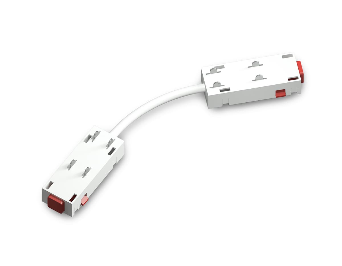 Коннектор питания гибкий для шинопровода Magnetic 25мм 220V GL1109 WH белый коннектор питания гибкий для шинопровода Magnetic 220V 250*28.5*18 Ambrella Light 5