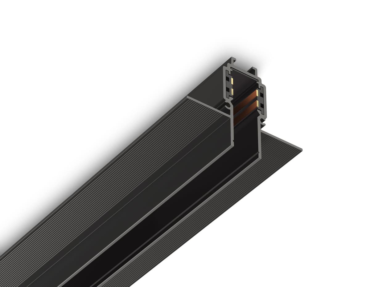 Шинопровод 2м встраиваемый под ГКЛ 12,5мм Magnetic standard 48V 10mm GL1922 BK черный IP20 48V 2000*55*43 Ambrella Light 8