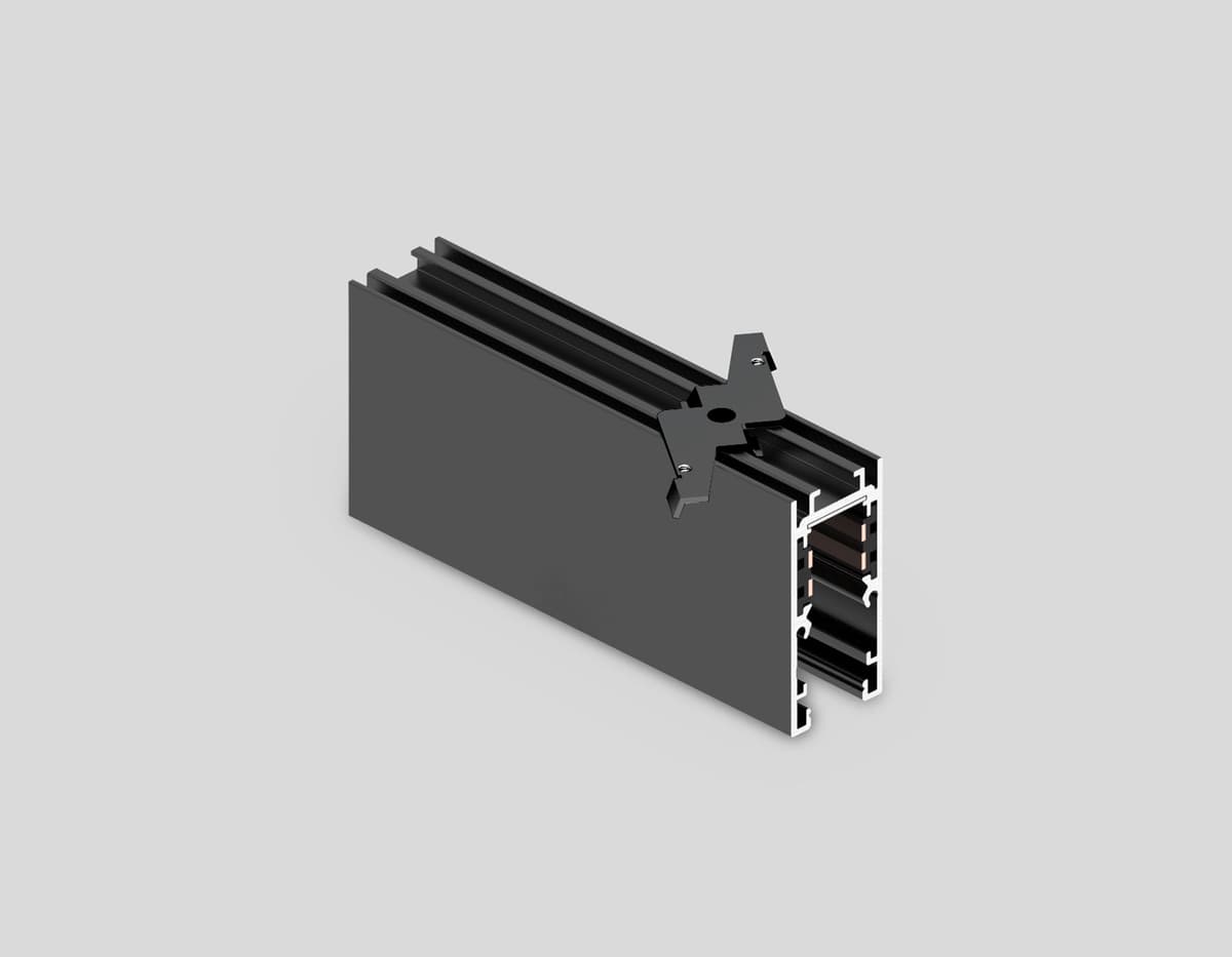 Крепление для накладного Magnetic standard 48V 10mm GL1995 BK черный 50*20*5 Ambrella Light 7