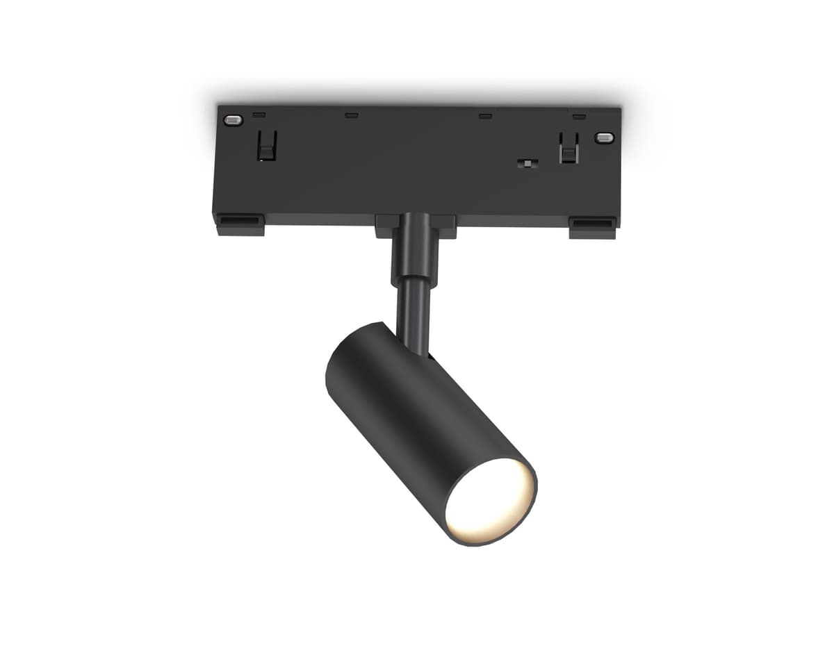 Трековый акцентный светильник 3CCT 3000K-6000K 6W 24° GL2301 BK черный IP20 6W 3CCT 3000/4200/6400K 48V D35*80 Ambrella Light 13