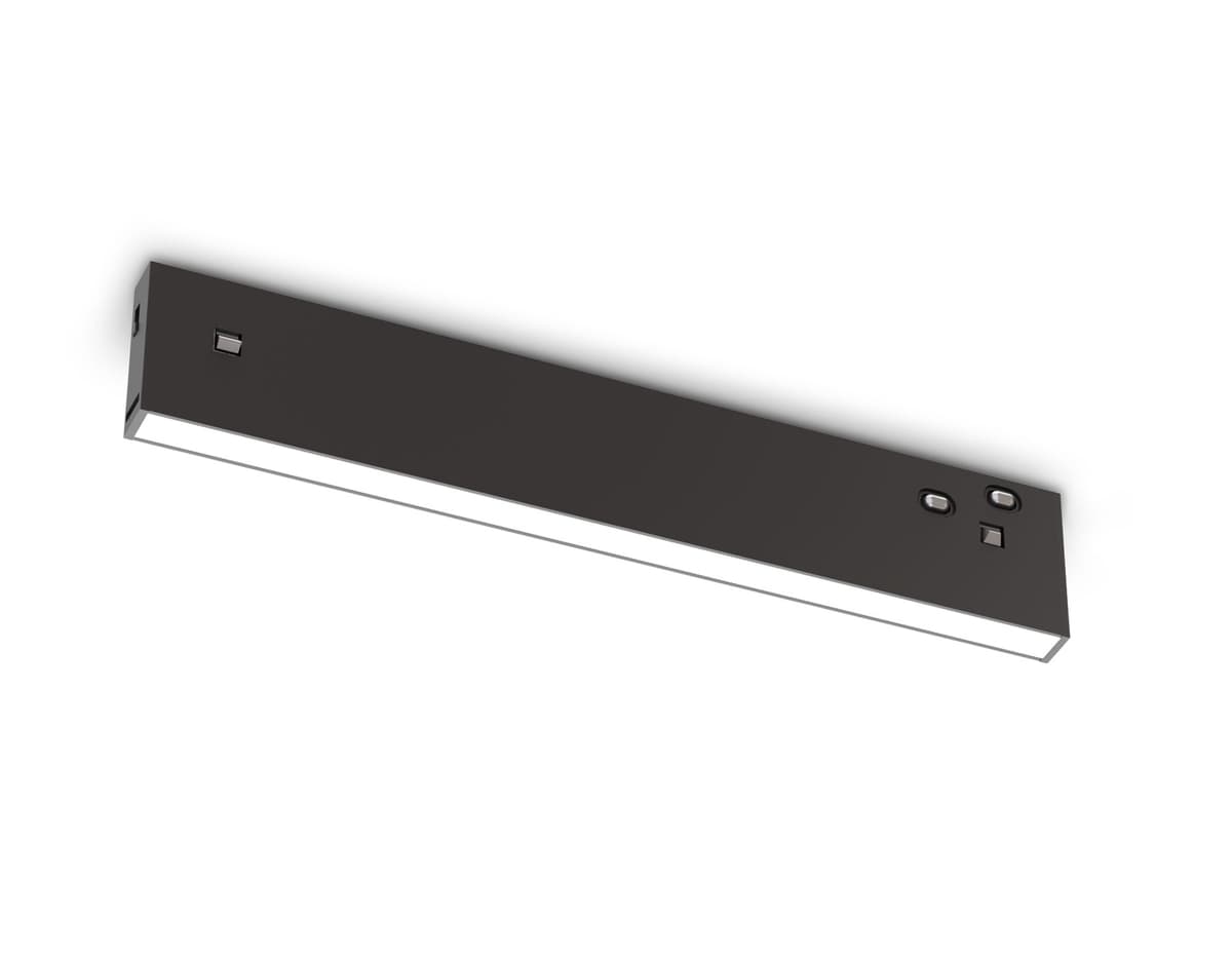 Трековый линейный светильник 3CCT 3000K-6000K 10W 120° GL2320 BK черный IP20 10W 3CCT 3000/4200/6400K 48V 200*10*37 Ambrella Light 12