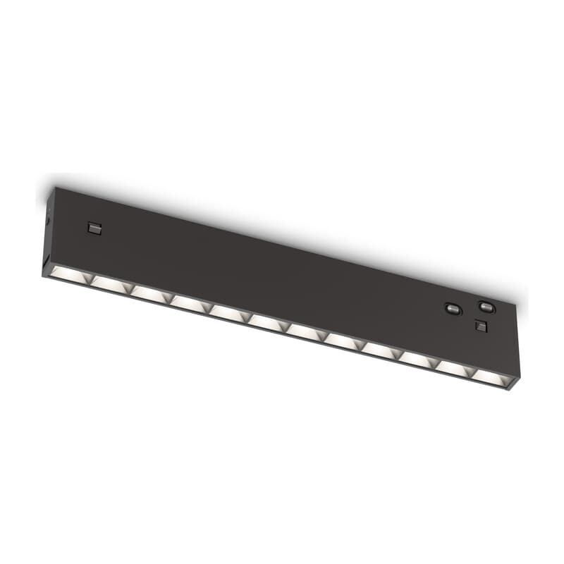 Трековый линейный светильник 3CCT 3000K-6000K 10W 38° GL2335 BK черный IP20 10W 3CCT 3000/4200/6400K 48V 200*10*37 Ambrella Light 10
