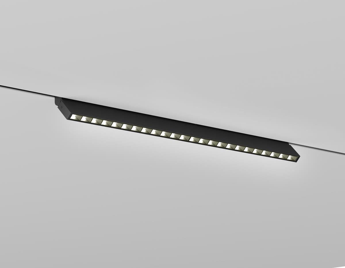 Трековый линейный светильник 3CCT 3000K-6000K 20W 38° GL2365 BK черный IP20 20W 3CCT 3000-6400K 48V 400*10*73 Ambrella Light 11