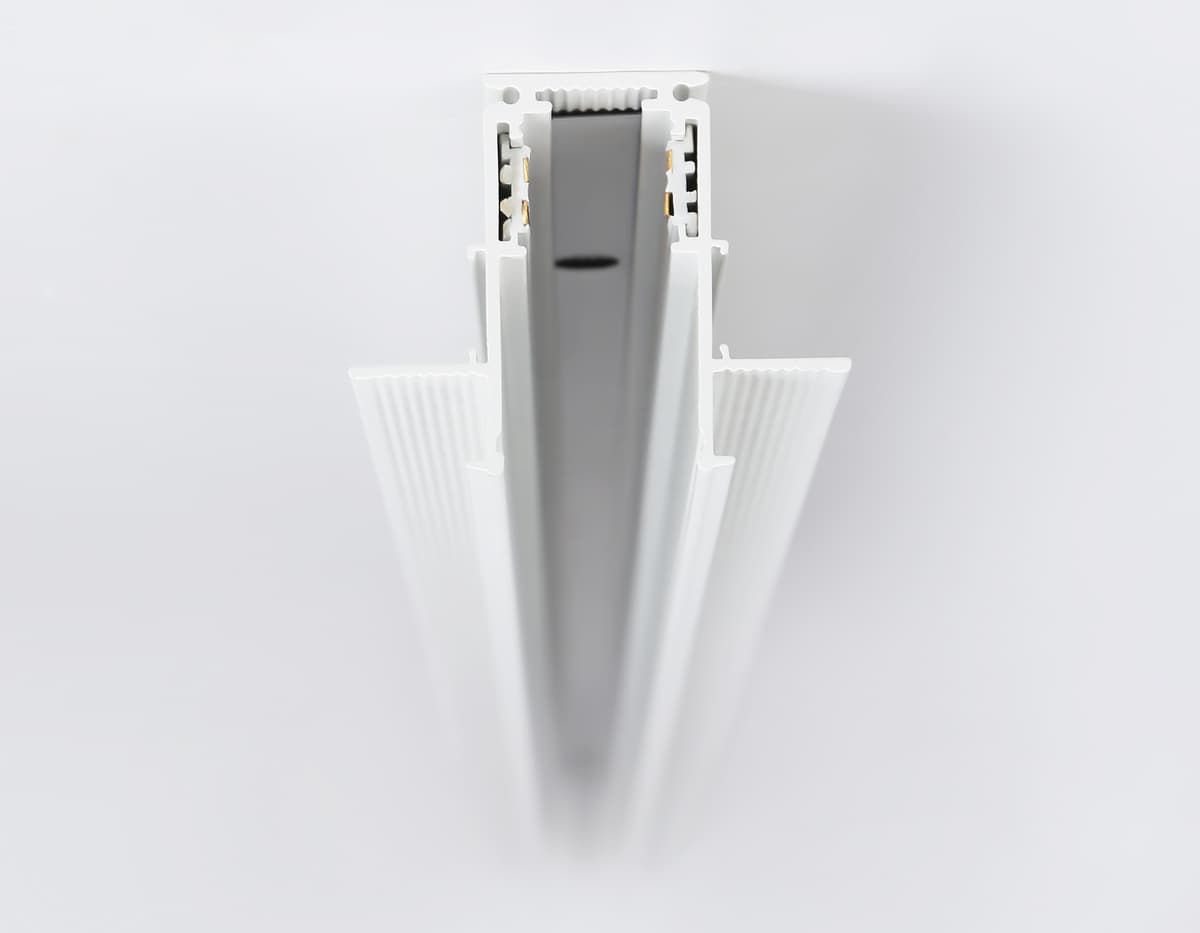 Шинопровод 2м встраиваемый под ГКЛ 12,5мм Magnetic Standard 48V 20mm GL3331 WH белый IP20 48V 2000*60*46.8 Ambrella Light 10