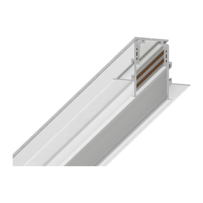 Шинопровод 2м встраиваемый под ГКЛ 9,5мм Magnetic Standard 48V 20mm GL3331-9.5 WH белый IP20 48V 2000*60*46.8 Ambrella Light 13