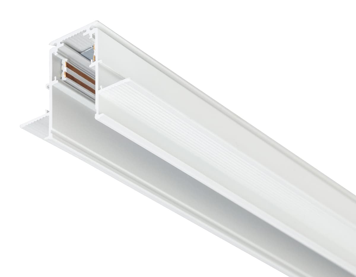 Шинопровод 3м встраиваемый под ГКЛ 12,5мм Magnetic Standard 48V 20mm GL3338 WH белый IP20 48V 3000*60*46.8 Ambrella Light 6