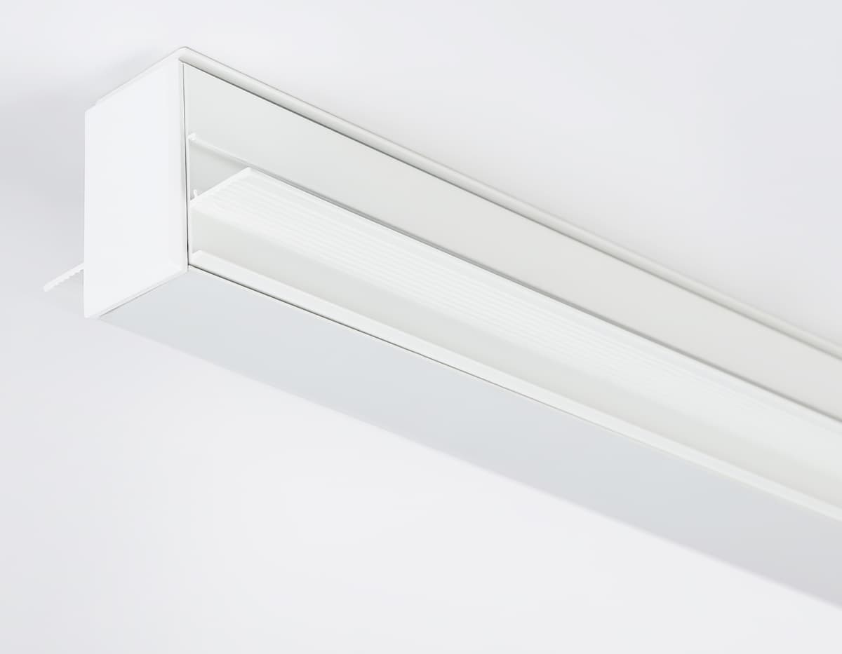 Шинопровод 3м встраиваемый под ГКЛ 12,5мм Magnetic Standard 48V 20mm GL3338 WH белый IP20 48V 3000*60*46.8 Ambrella Light 8