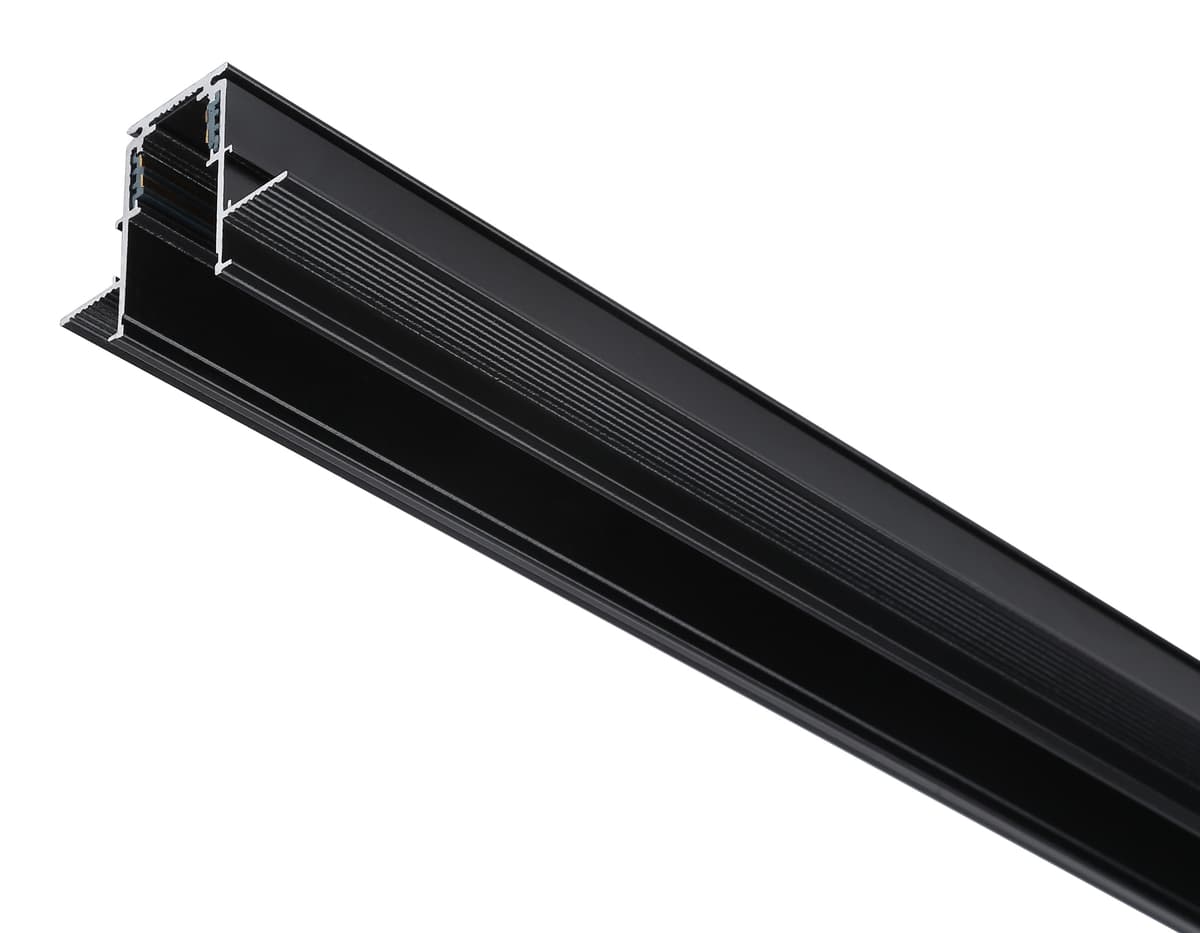 Шинопровод 3м встраиваемый под ГКЛ 12,5мм Magnetic Standard 48V 20mm GL3339 BK черный IP20 48V 3000*60*46.8 Ambrella Light 6