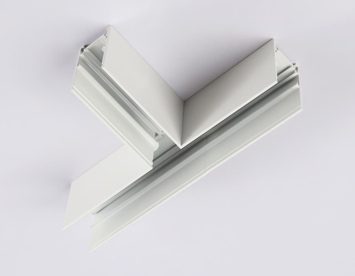 Коннектор T-образный для накладного шинопровода Magnetic 20mm 48V GL3373 WH белый коннектор T-образный для накладного шинопровода L170*85*53.7 Ambrella Light 7