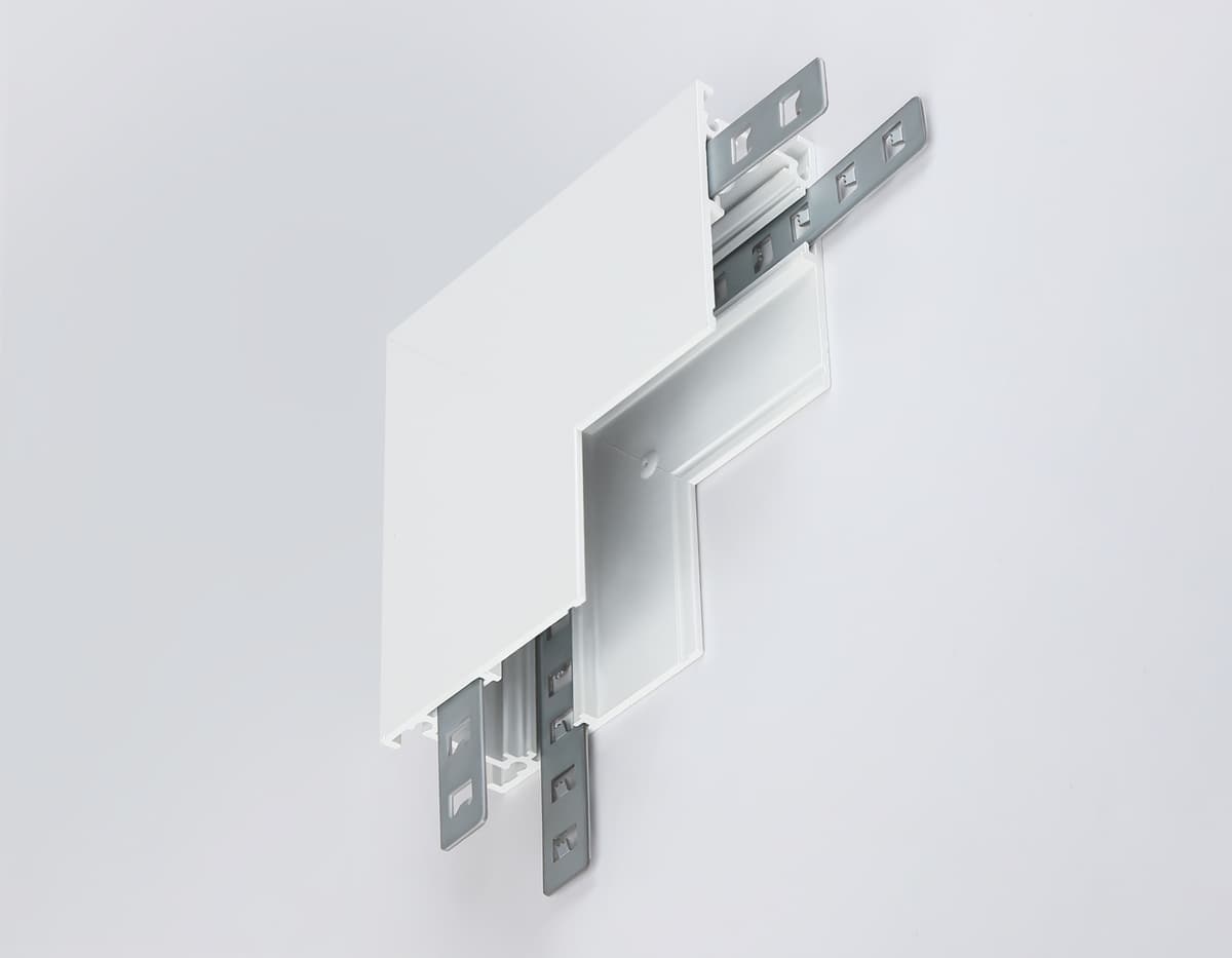 Коннектор угловой внутренний для накладного шинопровода Magnetic 20mm 48V GL3377 WH белый коннектор угловой внутренний для накладного шинопровода 85*85*H26.9 Ambrella Light 7