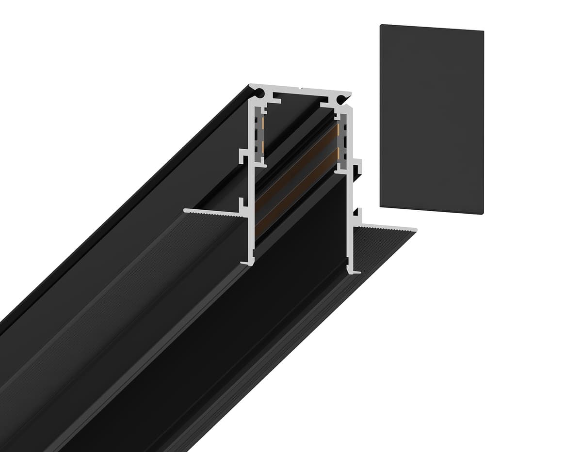 Заглушки для накладного магнитного шинопровода Magnetic 20mm 48V GL3608 BK черный заглушка для встраиваемого магнитного шинопровода Magnetic 48V (2шт) Ambrella Light 4