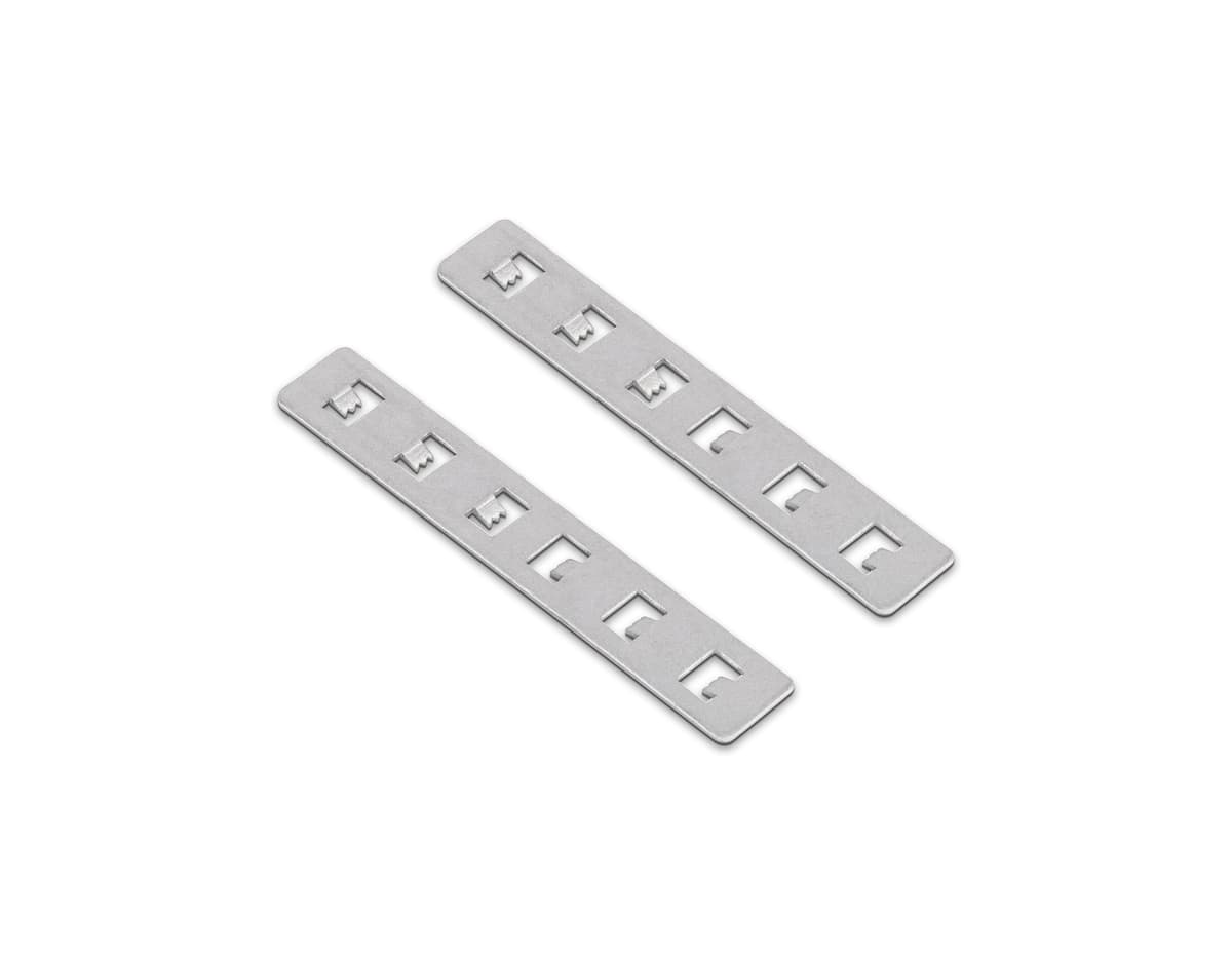Комплект прямых соединителей для шинопровода Magnetic Standard 48V 20mm 2 шт GL3613 AL серый 2 шт 70*12.5 Ambrella Light