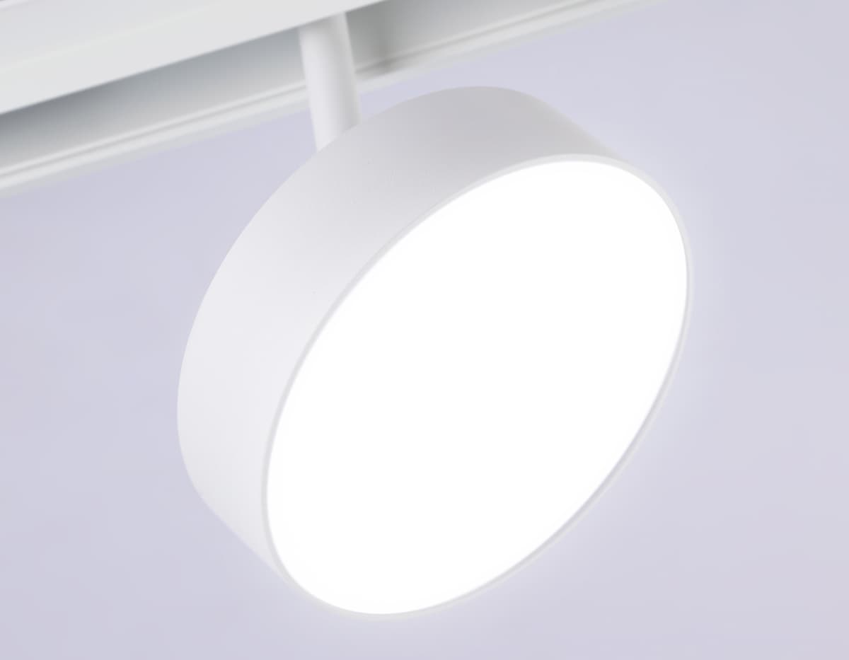 Трековый светильник поворотный 48V 4200K GL3854 WH белый IP20 18W 4200K 48V D115*30 Ambrella Light 7