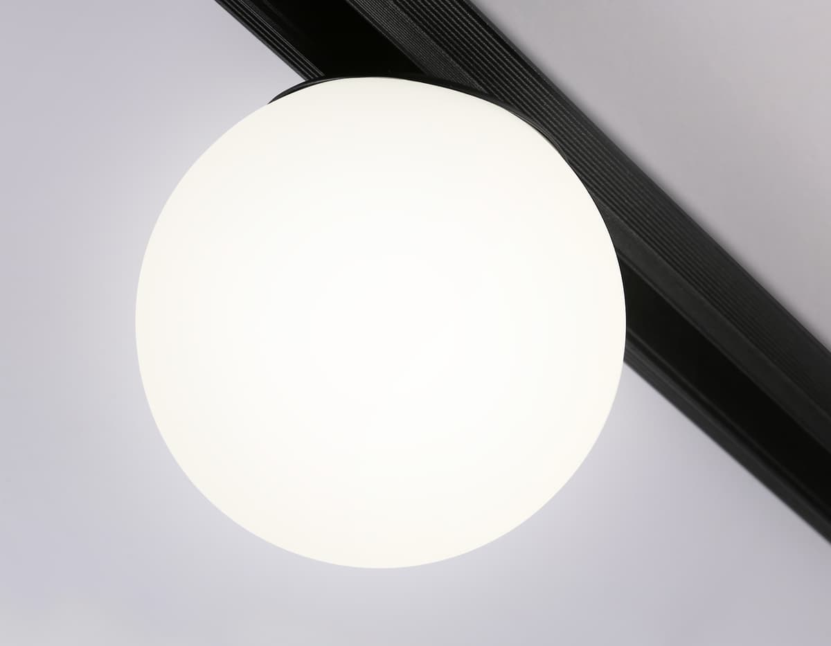 Трековый светильник 48V 4200K GL3921 BK/FR черный/белый матовый LED 6W 4200К 48V 360° D123*H163 Ambrella Light 7