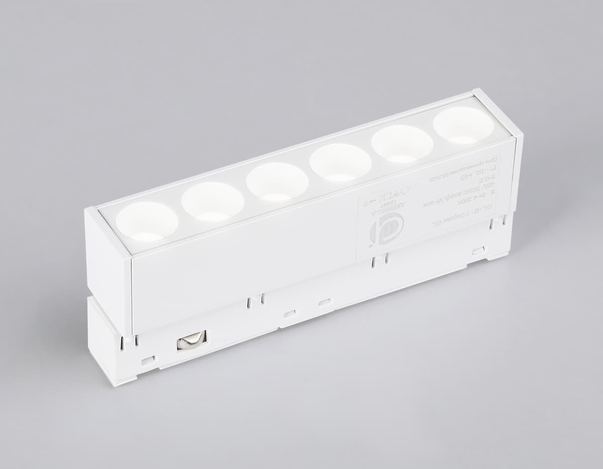 Трековый светильник линейный 48V 4200K GL4017 WH белый IP20 6W 4200K 48V 24° 115*22*45 Ambrella Light 8