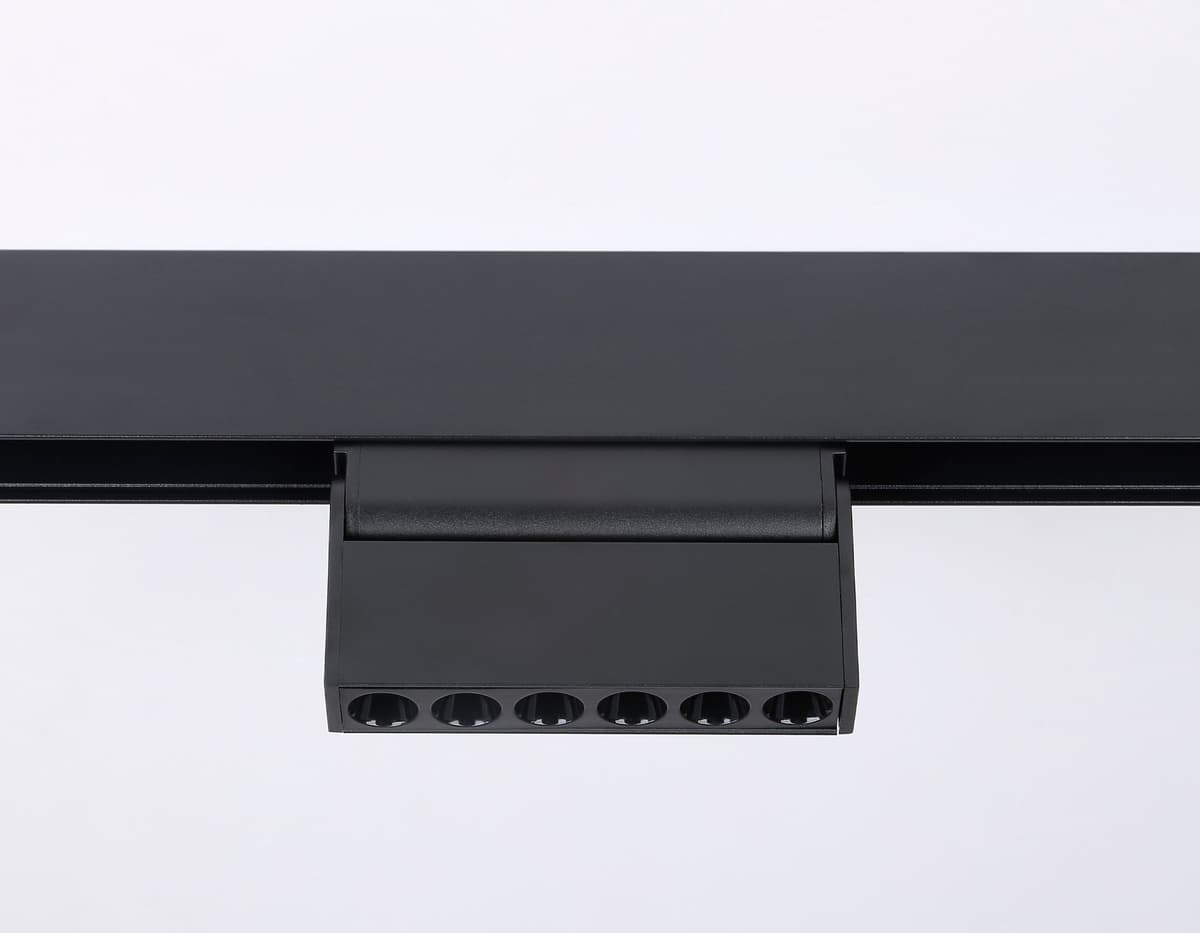 Трековый светильник линейный поворотный 48V 4200K GL4040 BK черный IP20 6W 4200K 48V 24° 115*22*105 Ambrella Light 6