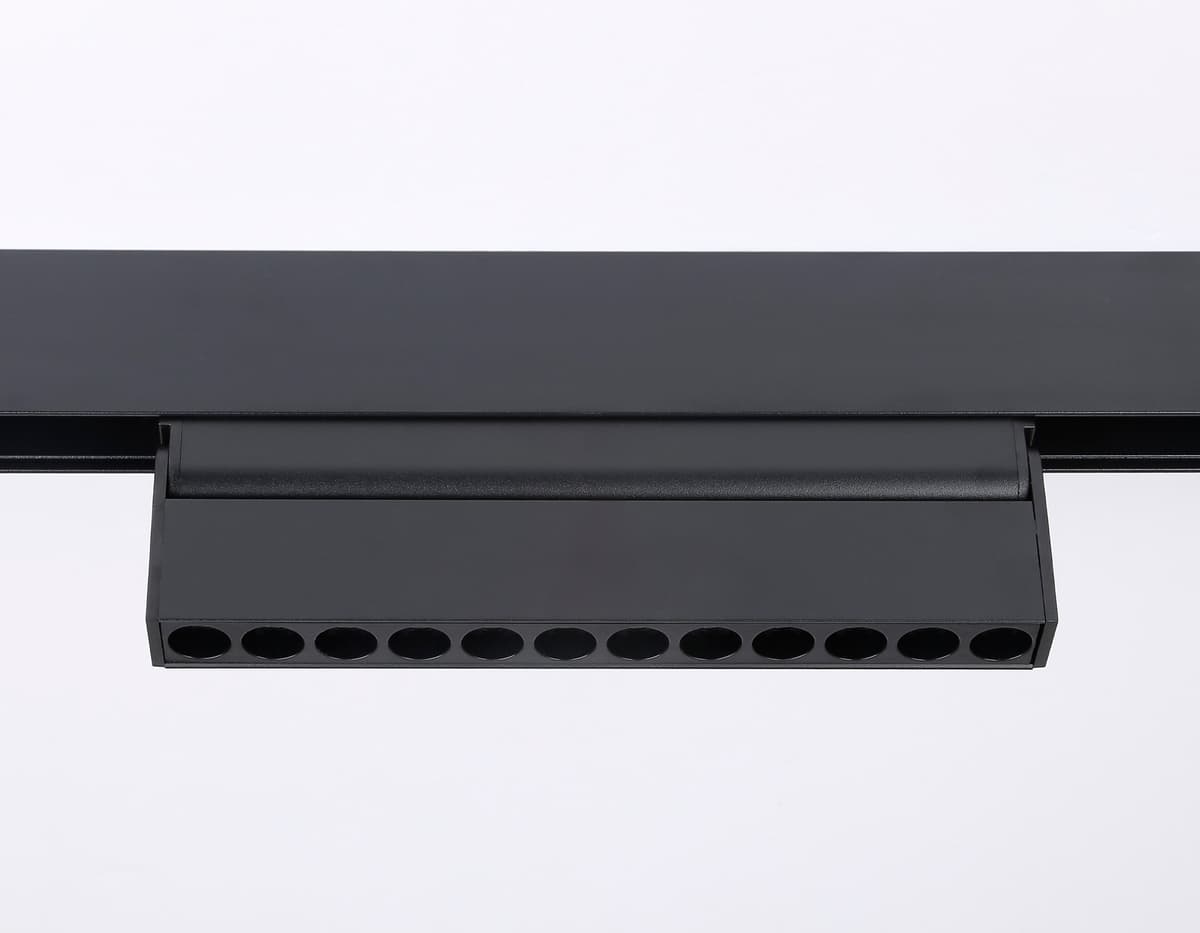 Трековый светильник линейный поворотный 48V 4200K GL4048 BK черный IP20 12W 4200K 48V 24° 223*22*105 Ambrella Light 6