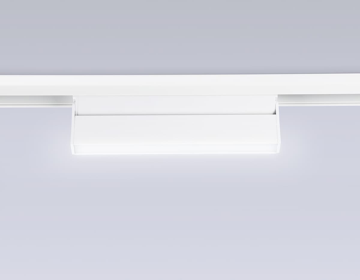 Трековый светильник линейный поворотный 48V 4200K GL4061 WH белый IP20 12W 4200K 48V 223*22*105 Ambrella Light 11