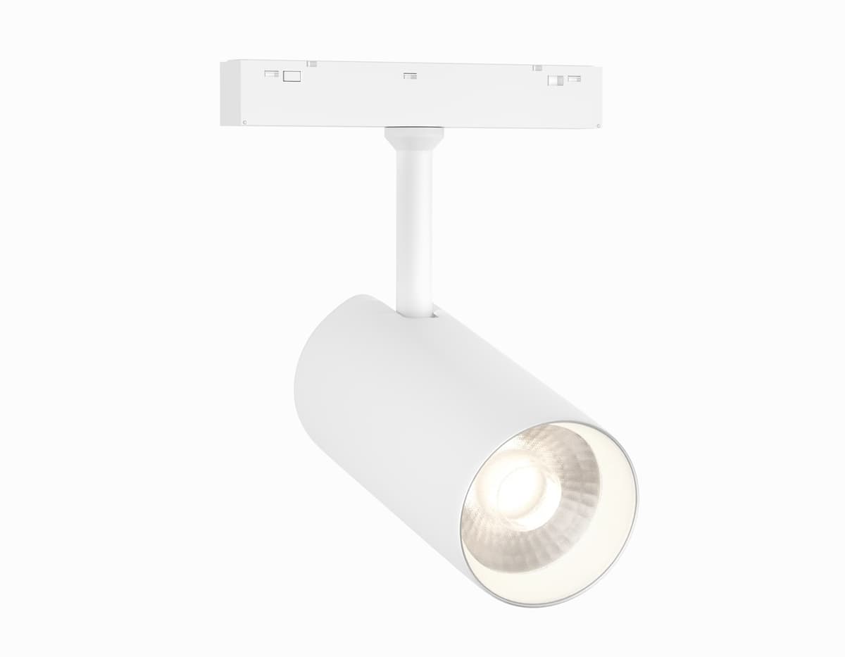 Трековый акцентный светильник 3CCT 3000K-6000K SMART 15W 24° GL4420 WH белый IP20 15W 3CCT 3000-6000K SMART 48V 24° D55*120 Ambrella Light 5