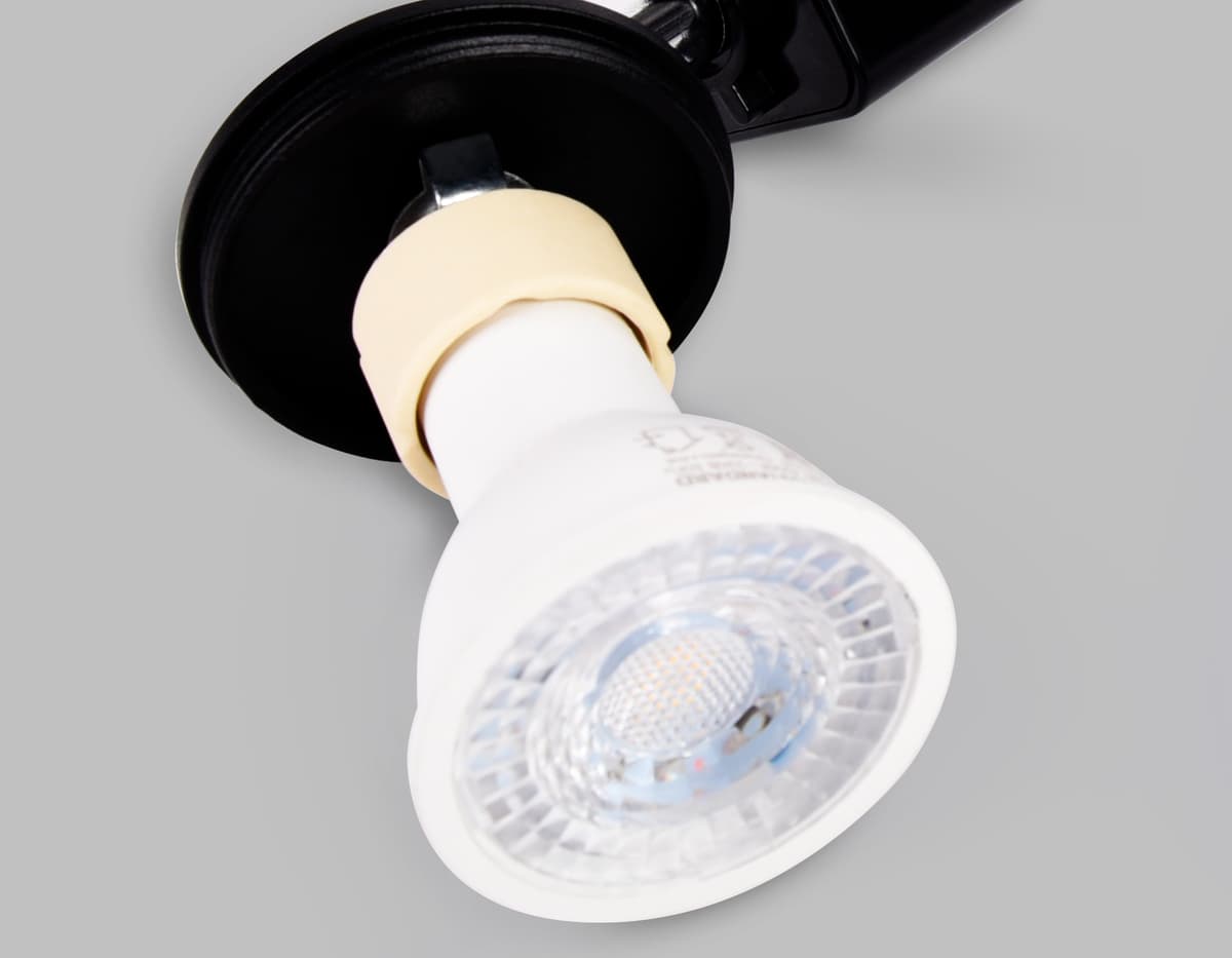 Трековый однофазный светильник со сменной лампой GL5123 BK черный GU10 max 12W Ambrella Light 10