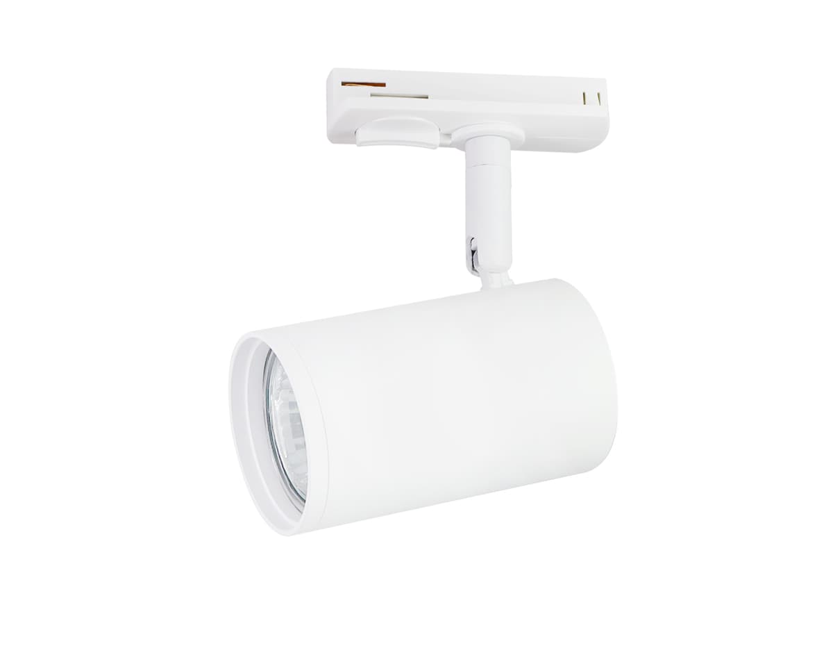 Трековый однофазный светильник со сменной лампой GL5128 WH белый GU10 max 12W Ambrella Light 7