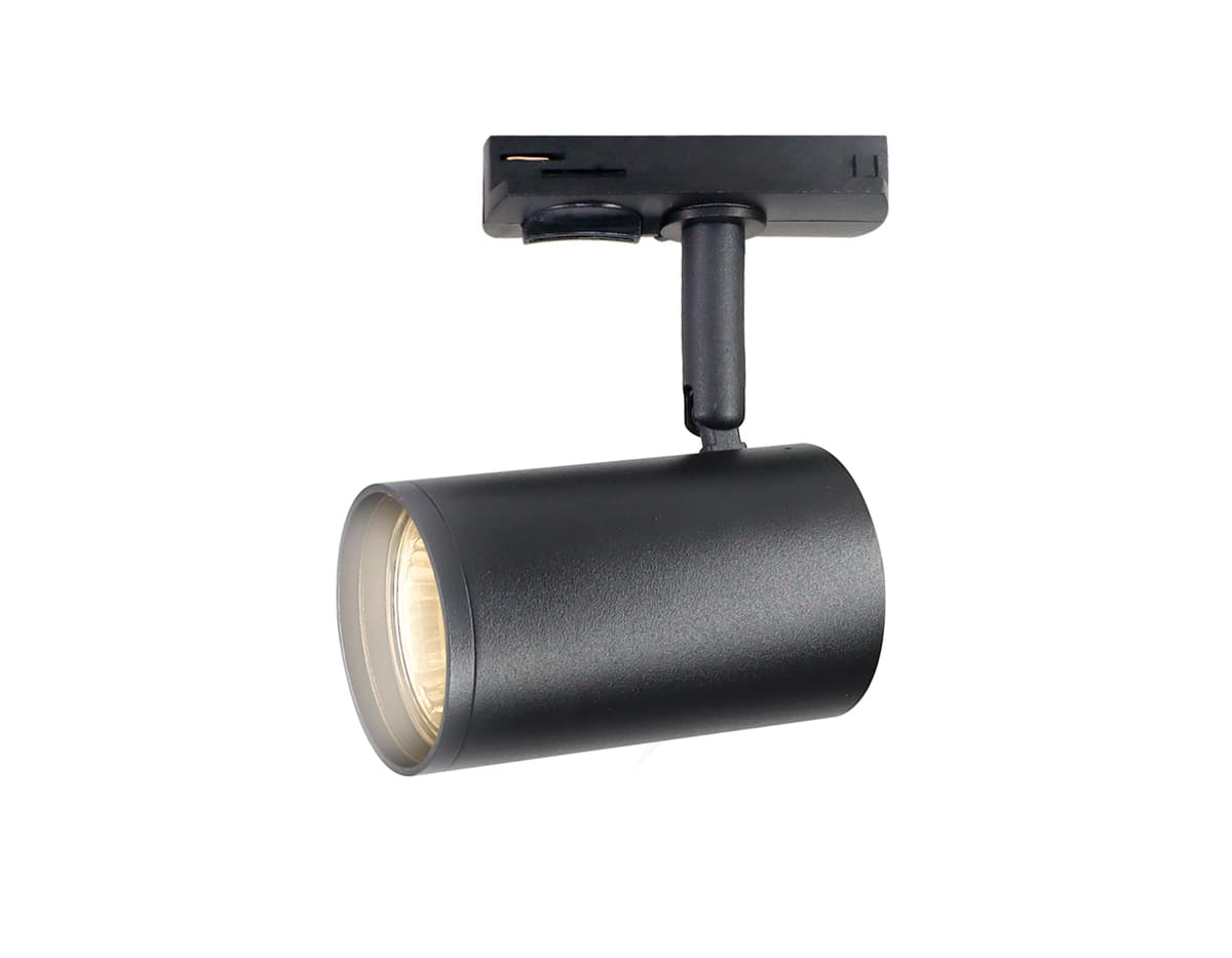 Трековый однофазный светильник со сменной лампой GL5129 BK черный GU10 max 12W Ambrella Light 6