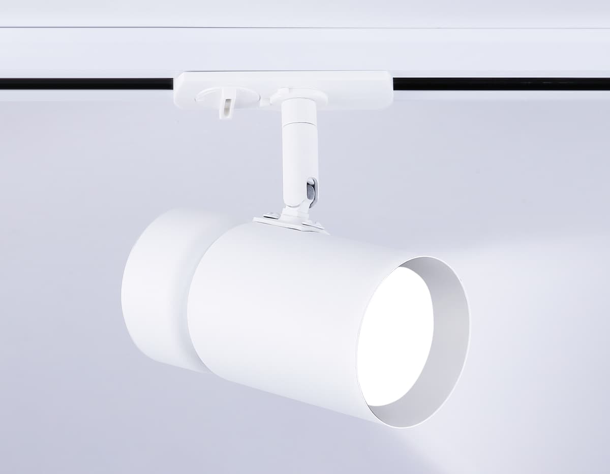 Трековый светильник со сменной лампой GU10 GL5142 WH белый GU10 max 12W Ambrella Light 9