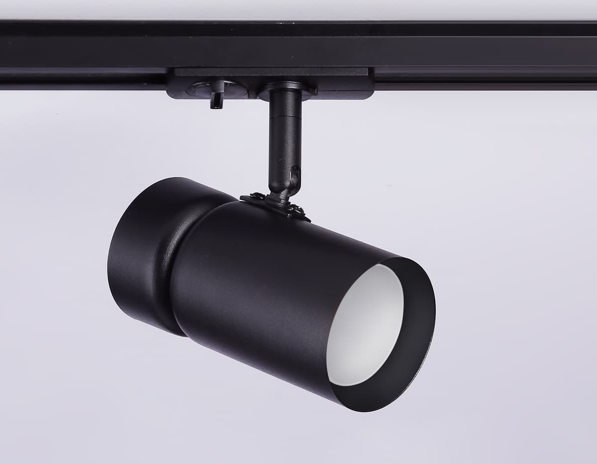 Трековый светильник со сменной лампой GU10 GL5144 BK черный GU10 max 12W Ambrella Light 10