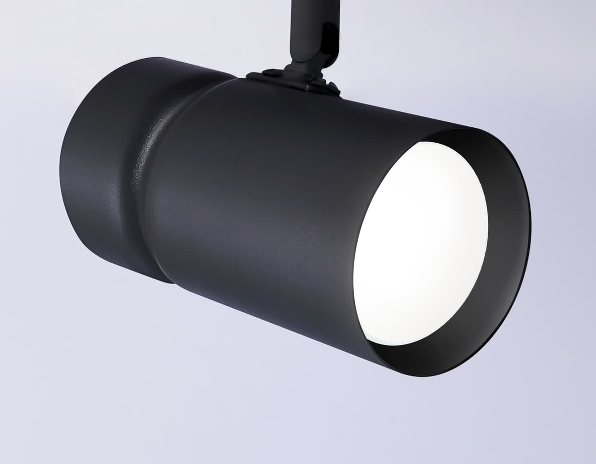 Трековый светильник со сменной лампой GU10 GL5144 BK черный GU10 max 12W Ambrella Light 8