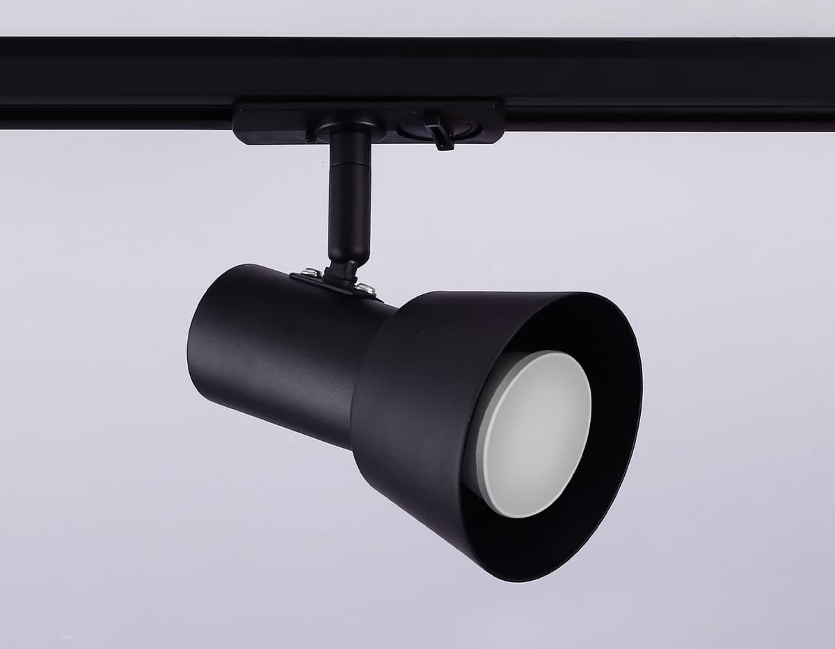 Трековый светильник со сменной лампой GU10 GL5151 BK черный GU10 max 12W Ambrella Light 10