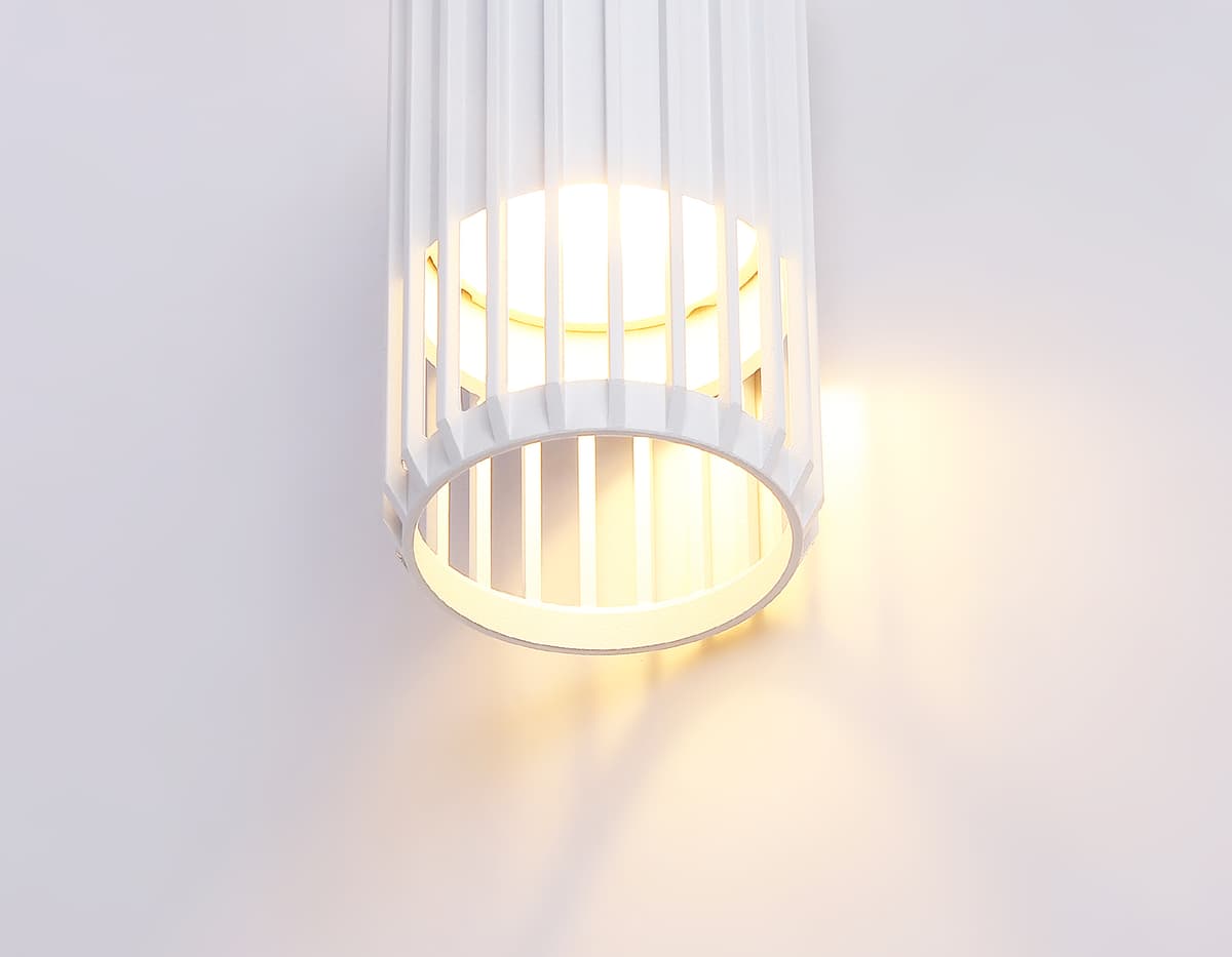 Трековый однофазный светильник со сменной лампой GL5157 WH белый GU10 D60*120 Ambrella Light 10