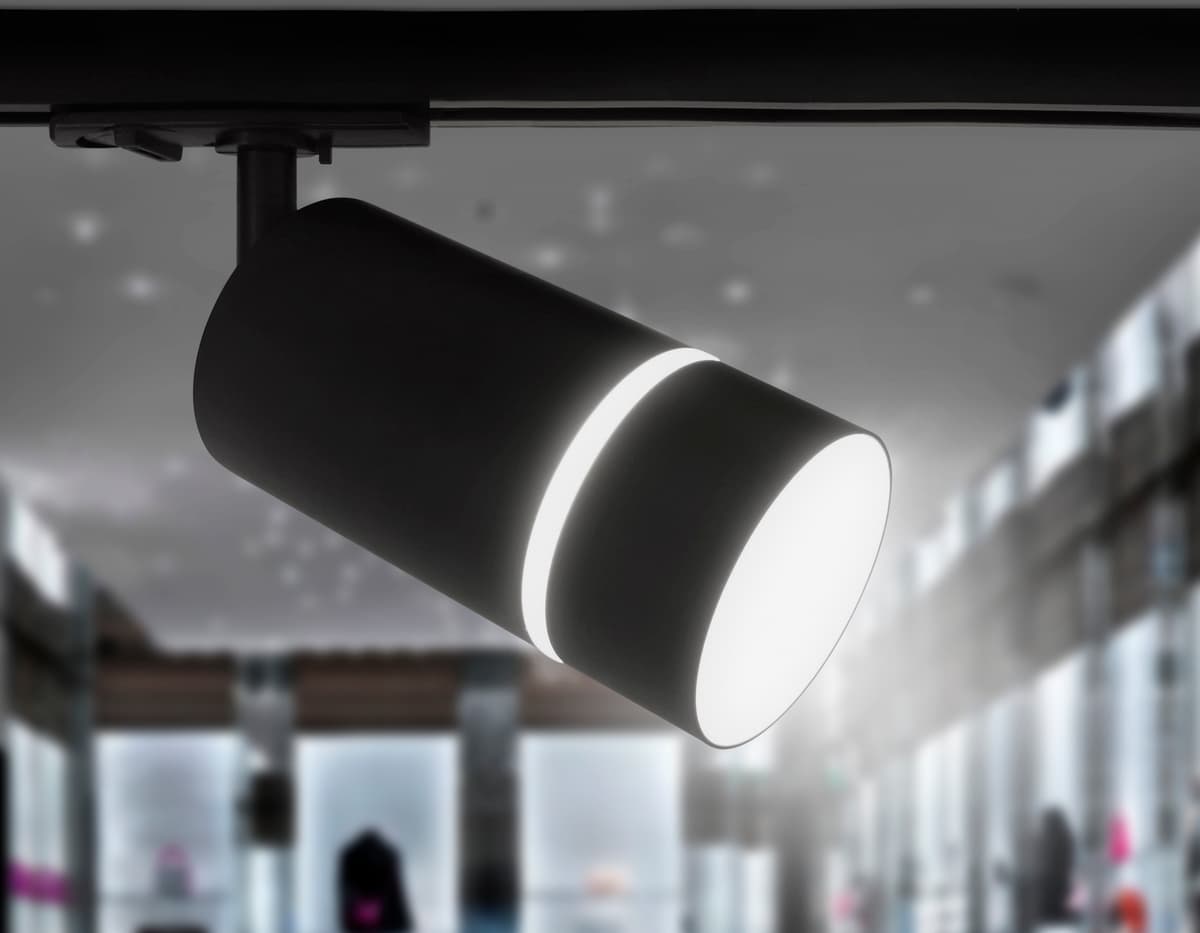 Трековый однофазный светильник GU10 GL5214 SBK черный песок GU10 max 12W Ambrella Light 11
