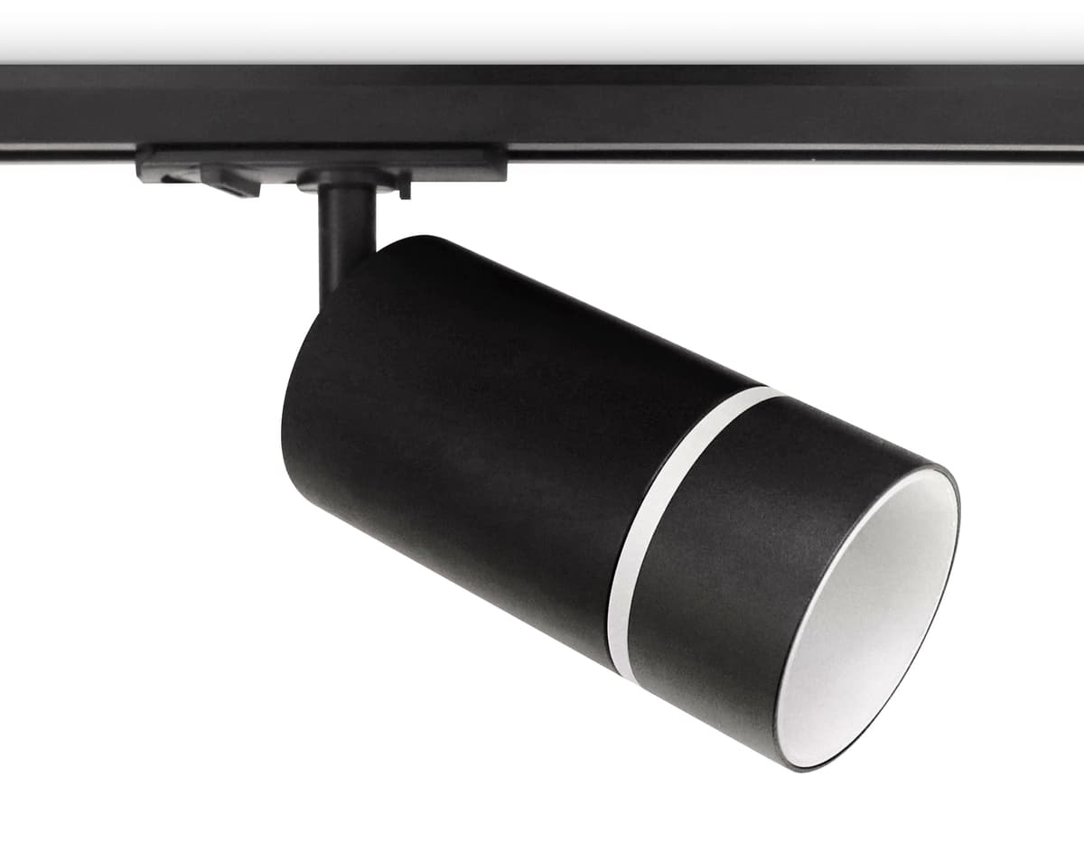 Трековый однофазный светильник GU10 GL5214 SBK черный песок GU10 max 12W Ambrella Light 12