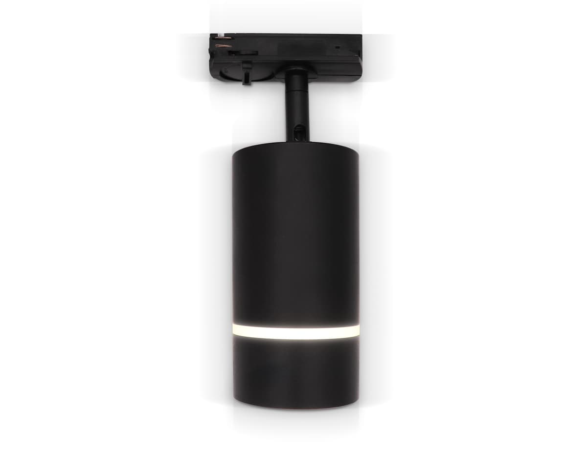 Трековый однофазный светильник GU10 GL5214 SBK черный песок GU10 max 12W Ambrella Light 14