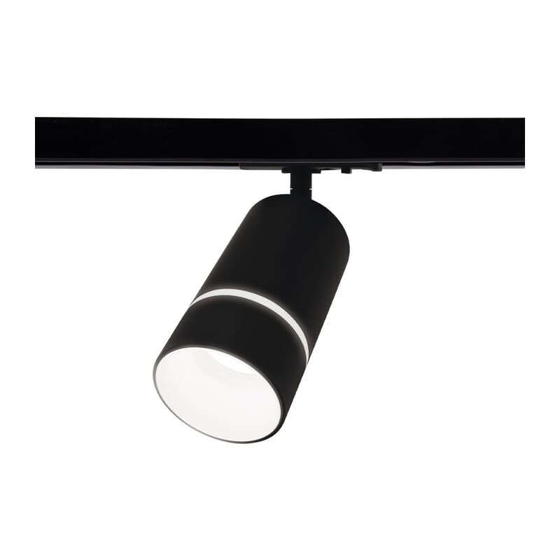 Трековый однофазный светильник GU10 GL5214 SBK черный песок GU10 max 12W Ambrella Light 9