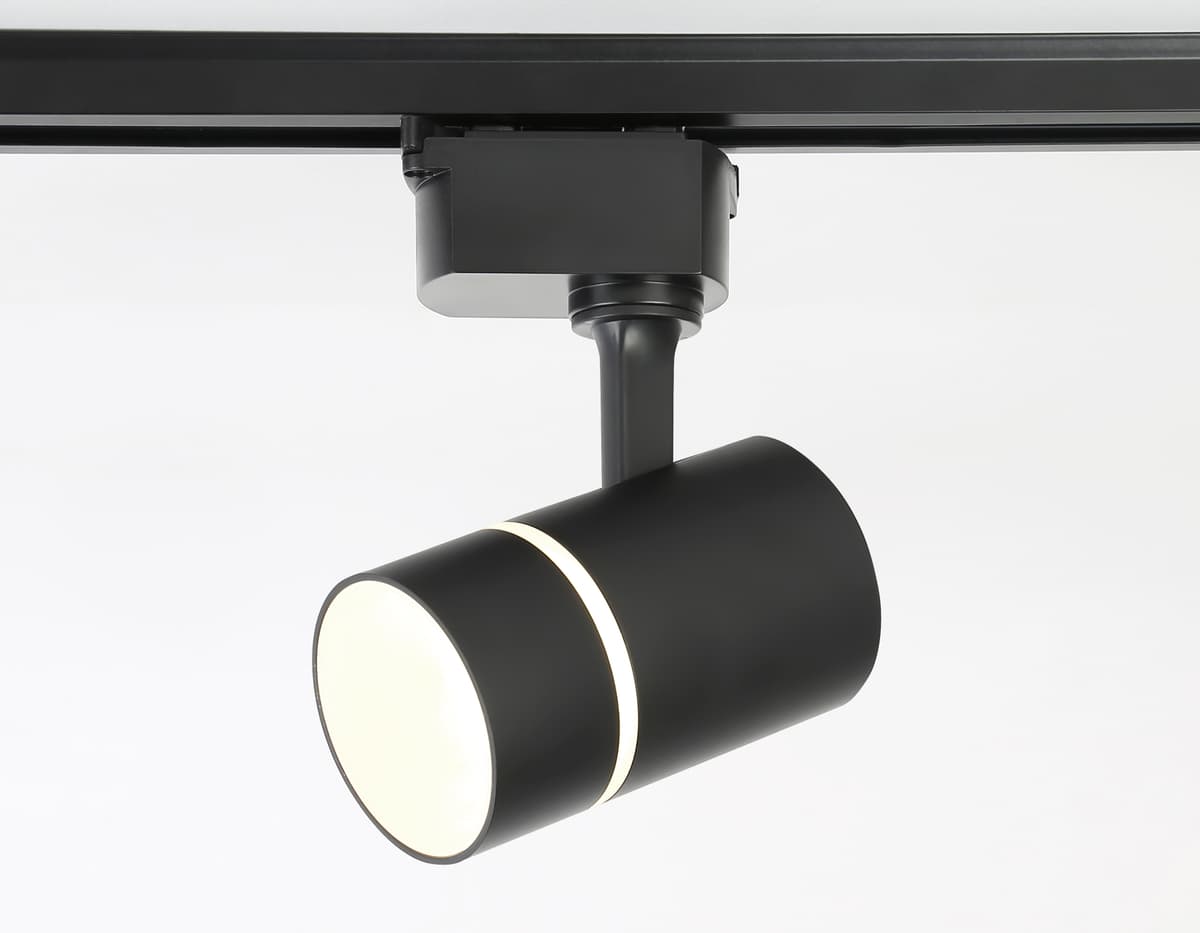 Трековый светильник со сменной лампой GU10 GL5218 SBK черный песок GU10 max12W Ambrella Light 11