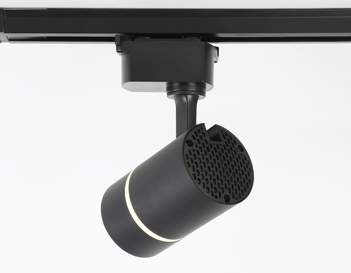 Трековый светильник со сменной лампой GU10 GL5218 SBK черный песок GU10 max12W Ambrella Light 12