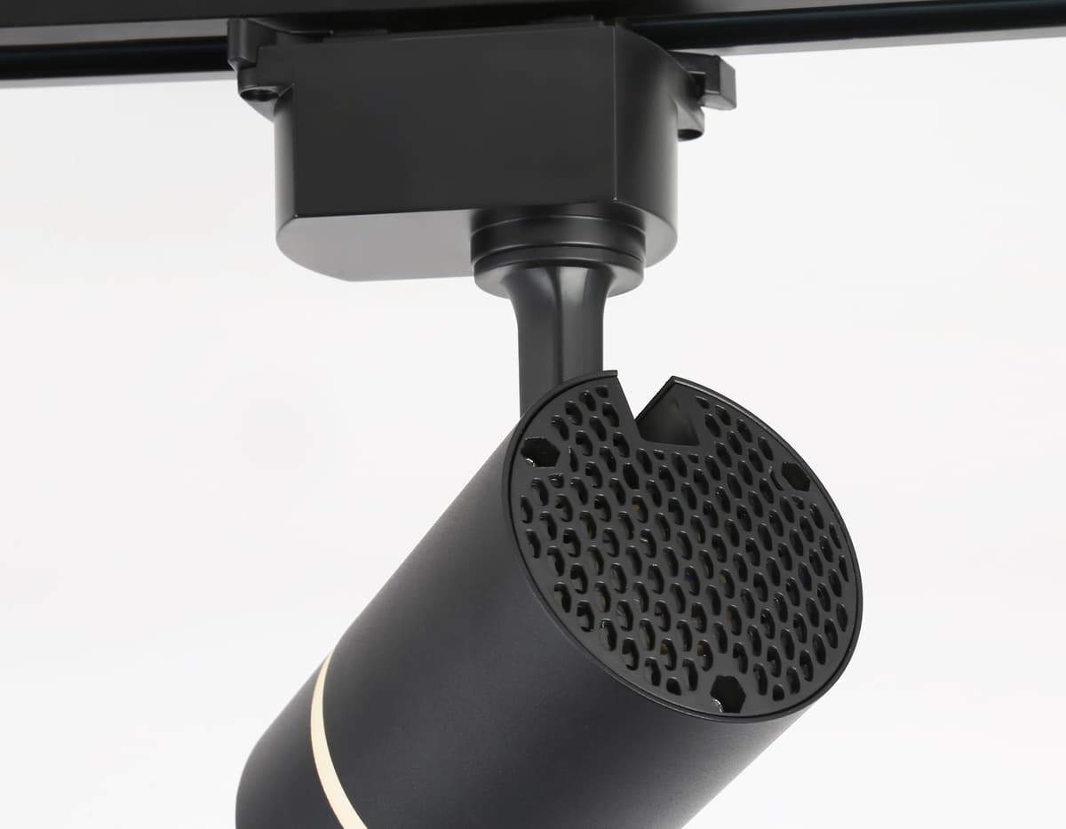 Трековый светильник со сменной лампой GU10 GL5218 SBK черный песок GU10 max12W Ambrella Light 9